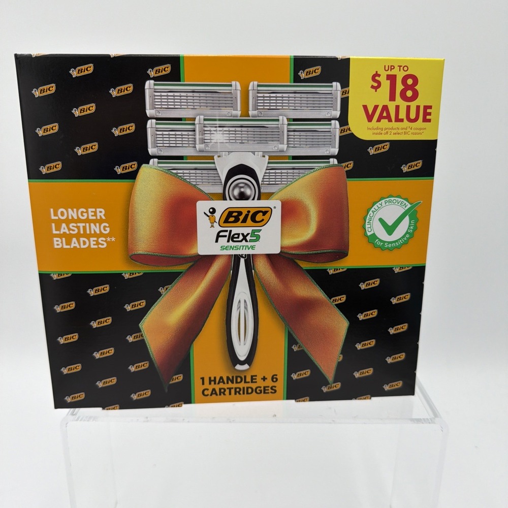BIC Flex 5 Sensitive Razor 6+1 Gift‎ Set for Men